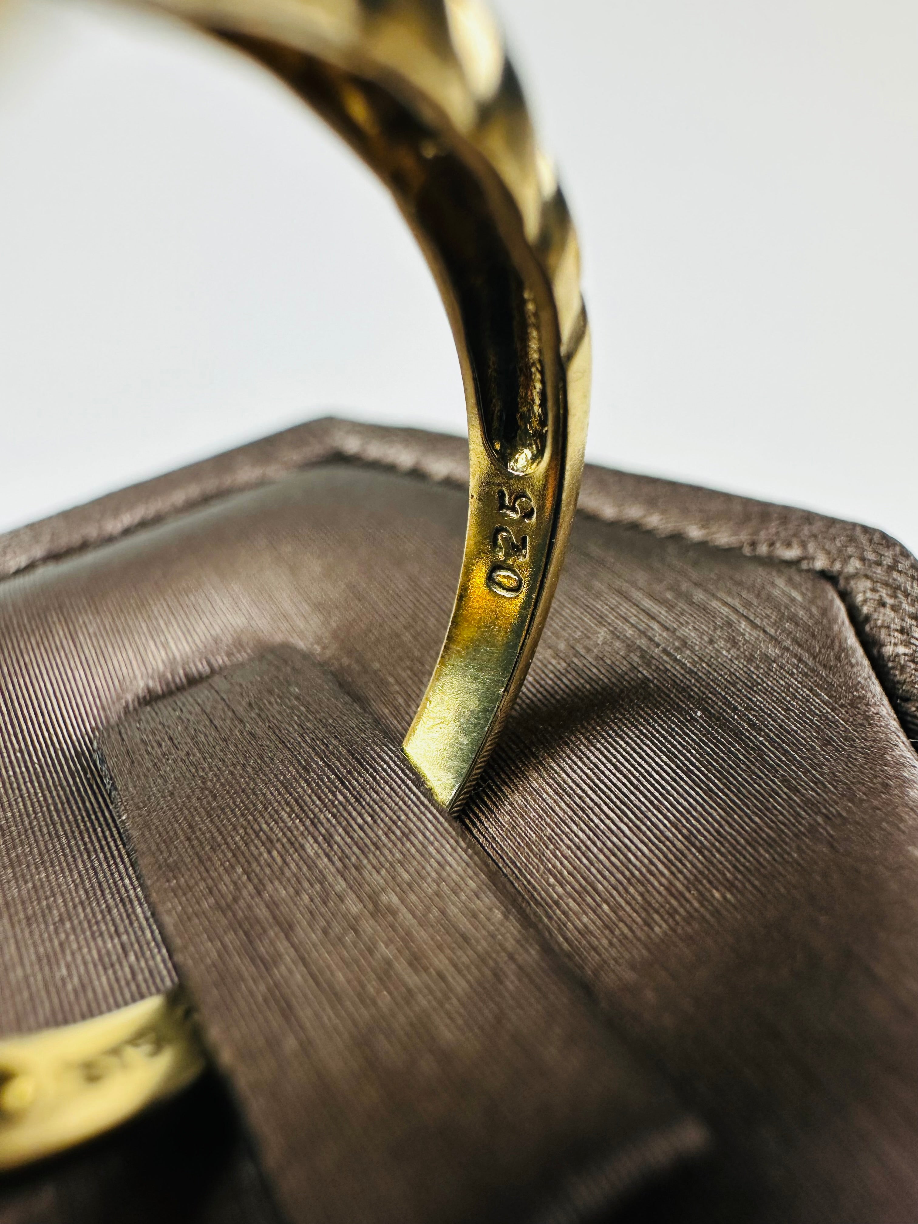 Diamond Ring 9ct gold , Natural Not Treated , , Size 9